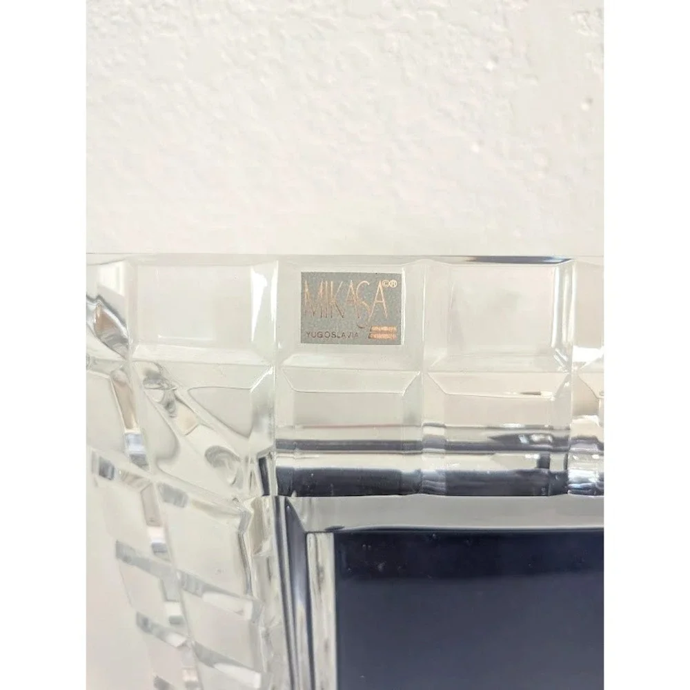 Mikasa Austrian Crystal Geometric Design Picture Frame.‎ 9